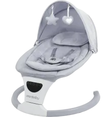 Детские шезлонги и качалки Amarobaby Teddy Swing AB24-22TED/11 серый