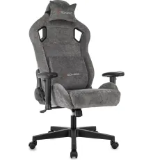 Игровое геймерское кресло Zombie Ghost Fabric серый Light-19