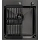 Кухонная мойка ARFEKA Eco AR мойка 450*500, коландер, дозатор BLACK DECOR MILLET GRAINS