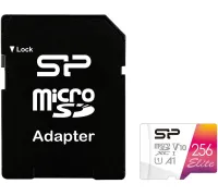 Карта памяти Silicon-Power Elite A1 microSDXC SP256GBSTXBV1V20SP 256GB
