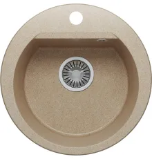 Кухонная мойка Polygran Atol-460 песочный 302