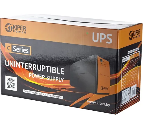 Источник бесперебойного питания Kiper Power C650 USB IEC 650VA/360W