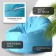 Кресло-мешок Mio Tesoro Poparada XXXL PO-65x85-NEB небесный
