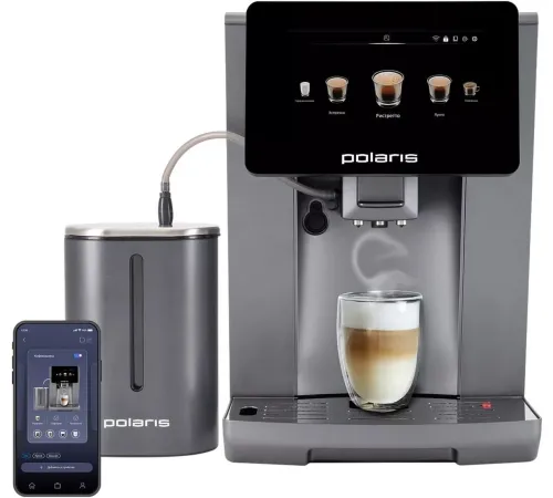 Кофемашина Polaris PACM 2085GC WIFI IQ Home Графитовый