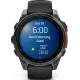 Умные часы Garmin Fenix 8 47мм серый, черный силиконовый ремешок