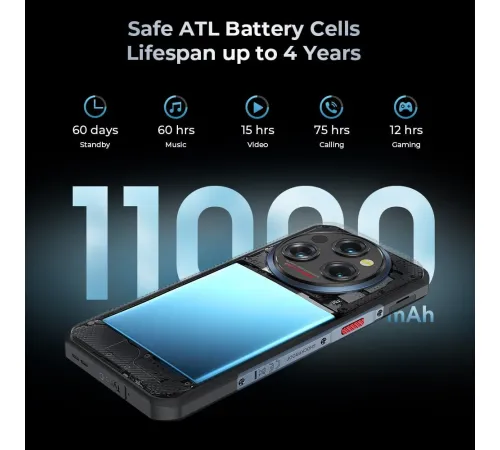 Телефон Oukitel WP35 8GB/256GB серый
