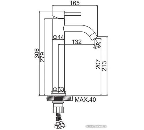 Смеситель Ledeme L71106Y