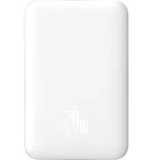 Внешний аккумулятор Baseus Magnetic Mini Air Wireless Fast Charge Power Bank 20W 10000mAh белый