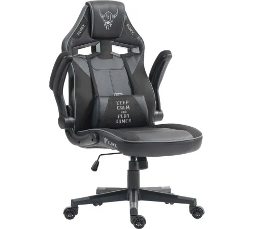 Игровое геймерское кресло FLOKY Asgard Black черный