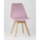 Стул Stool Group Frankfurt велюр розовый