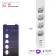 Умный удлинитель EKF Connect PRO Wi-Fi c USB RCE-2-WF