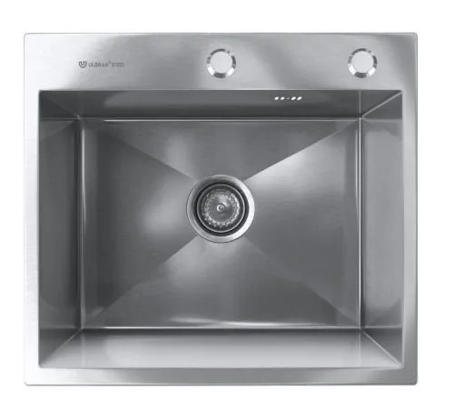 Кухонная мойка Ulgran Steel 50x45 брашированная сталь