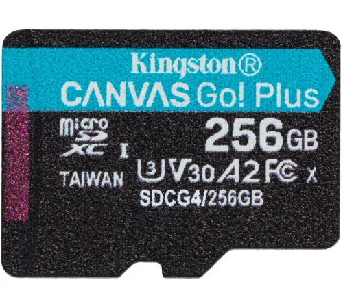 Карта памяти Kingston Canvas Go! Plus microSDXC 256GB SDCG4/256GBSP