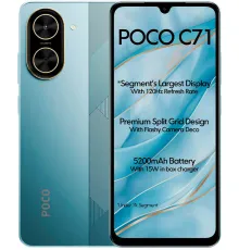 Телефон POCO C71 4GB/128GB международная версия синий
