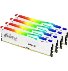 Оперативная память Kingston FURY Beast RGB 4x16ГБ DDR5 6000 МГц KF560C40BWAK4-64