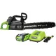 Аккумуляторная пила Greenworks GD40CS15 с 1-м АКБ 2 Ah