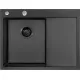 Кухонная мойка ARFEKA ECO AR 650*500 L BLACK PVD NANO