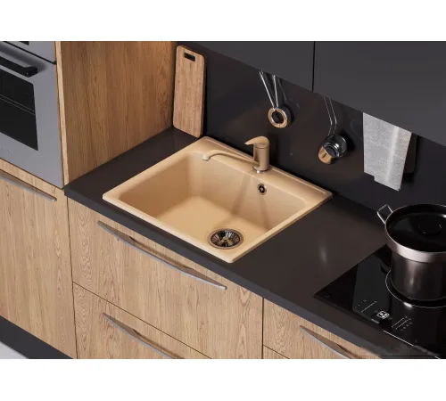 Кухонная мойка Quartz Bond 530 уголь