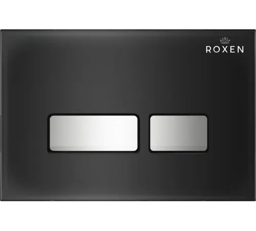 Унитаз подвесной Roxen Martin в комплекте с инсталляцией StounFix Dual Fresh 6 в 1 968525 кнопка: черный/хром
