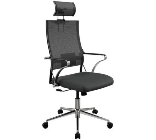 Офисное кресло Metta Ergolife Sit Air 24/7 B2-281K черный/серебристый