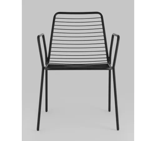 Стул Stool Group Дели с подлокотниками LV-107-9005 металл черный
