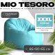 Кресло-мешок Mio Tesoro Poparada XXXL PO-65x85-B бирюзовый