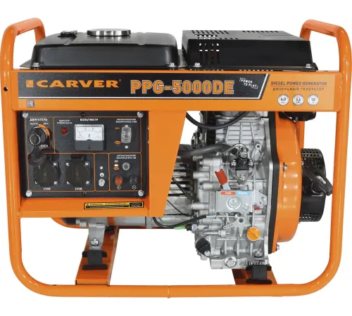 Дизельный генератор Carver PPG-5000DE