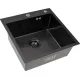 Кухонная мойка ARFEKA Eco AR 500*500 Black PVD Nano Decor Volcanic Rock