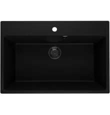 Кухонная мойка Ulgran Quartz Forte 760 уголь