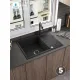 Кухонная мойка Polygran Deka 700 черный