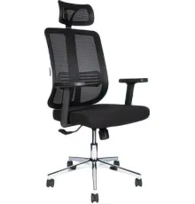 Офисное кресло Norden Tema Сhrome 2D 216A-Сhrome-2D-B-BB хром/черный