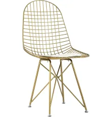 Стул Stool Group Eiffel золотой/белая подушка