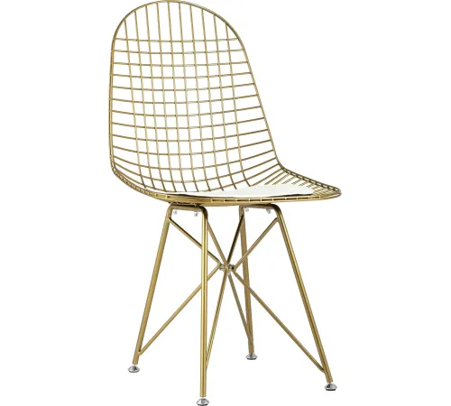 Стул Stool Group Eiffel золотой/белая подушка