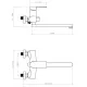 Смеситель Econoce EC0272WT