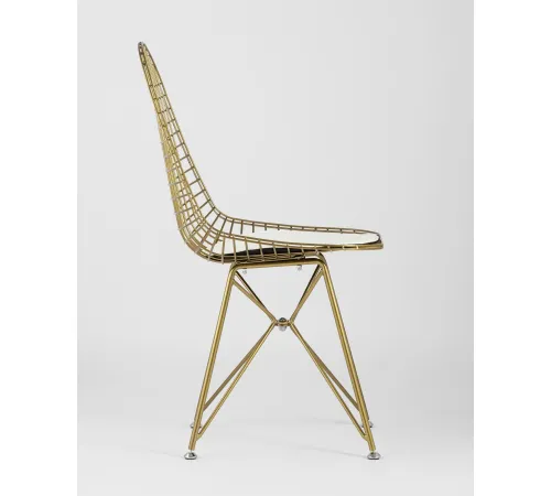 Стул Stool Group Eiffel золотой/белая подушка