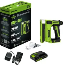 Степлер Greenworks G24CS10 3400107CUA с 1-им АКБ