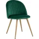 Стул Stool Group Лион Страйпс DC-69030G HLR-56 велюр зеленый