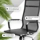Офисное кресло Mio Tesoro Молли AF-C3006 черный сетка