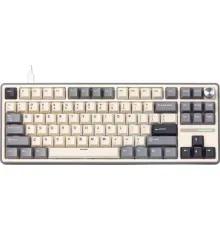 Клавиатура Royal Kludge R87 Pro RGB Half Grey RK Cream