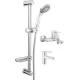 Комплект смесителей Rubineta Uno-10 + Uno-18 + Varianta – Delta 625025