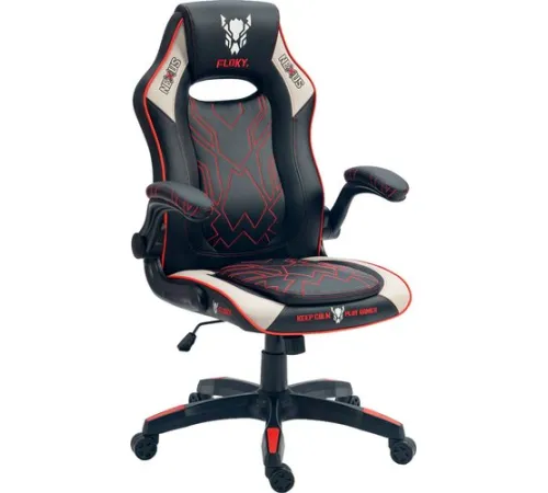 Игровое геймерское кресло FLOKY Nexus Grey-Red