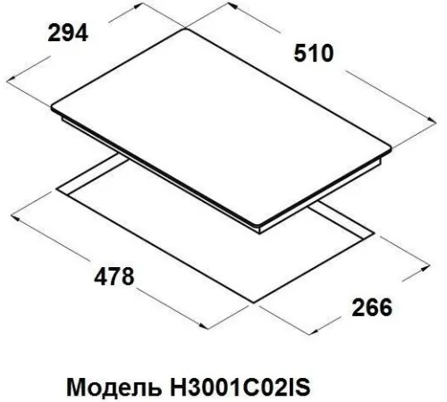 Варочная панель Schtoff H3001C02IS Black