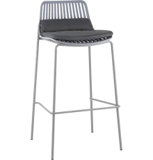 Стул Stool Group Louran с подушкой D-012H-75 серый