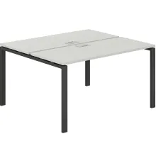 Офисный стол Norden 120х123.8х75 SG.241.SH.63.AN антрацит/серый бархат