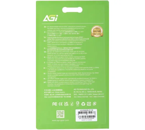 Оперативная память AGI UD138 8ГБ DDR4 2666 МГц AGI266608UD138