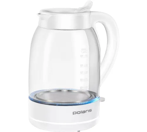 Электрический чайник Polaris PWK 1797CGL Water Way Pro белый