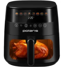 Аэрогриль аэрофритюрница Polaris PAF 8003W Wi-Fi IQ Home черный