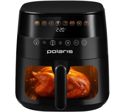 Аэрогриль аэрофритюрница Polaris PAF 8003W Wi-Fi IQ Home черный