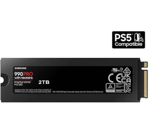 SSD Samsung 990 Pro с радиатором 2TB MZ-V9P2T0CW