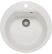Кухонная мойка Polygran Atol-520 белый хлопок 36